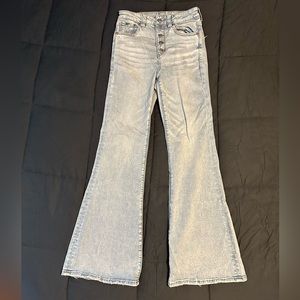 American Eagle next level super high waisted flare jean. Size 8 Regular